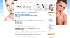 Desktop Screenshot of hautkontakt.at